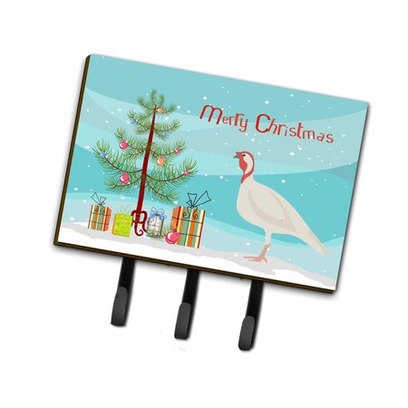 Carolines Treasures Beltsville Small White Turkey Hen Christmas Leash or Key Holder BB9356TH68